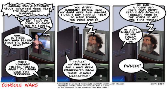  Saddam Buys PS2's for World Destruction