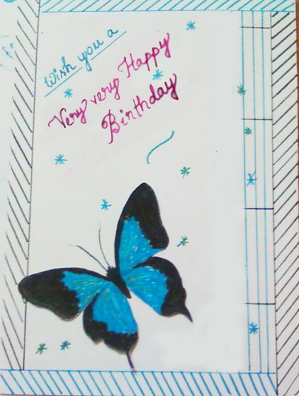 This is the card I made for 你