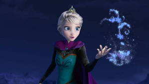  A scene from song "Let it Go"