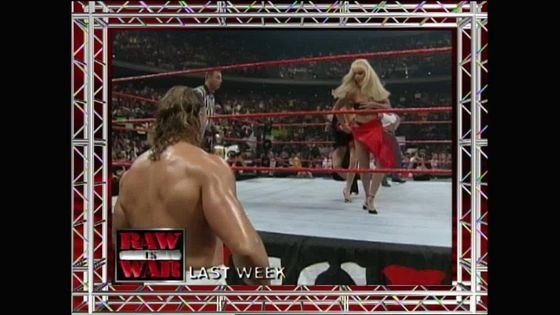  RAW recapped the awali week. Val Venis watches Debra lose an Evening kanzu, gown match!