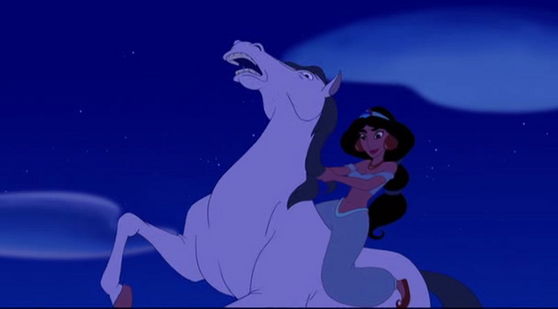  Oh, आप know, just taking my mother's untameable horse out for a ride. No biggie.