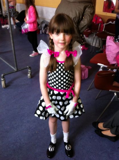 Me when I was little in my show dress