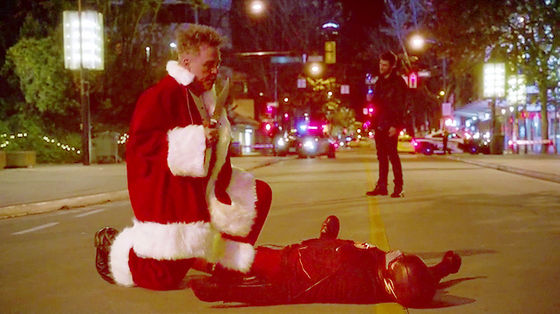 'I'm laying flat on the street for the bazillion times.' - The Flash.