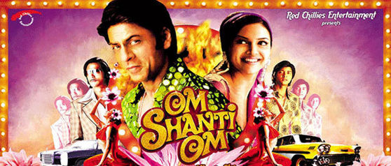  Shahrukh Khan and Deepika Padukone on the poster of Om Shanti Om