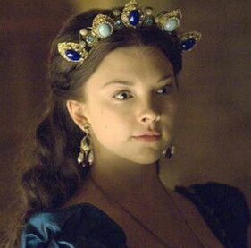  Natalie Dormer as Anne Boleyn in TV series The Tudors.