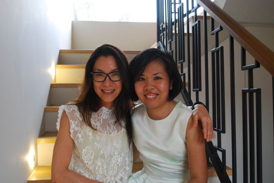  Michelle Yeoh and me during CNY last year.