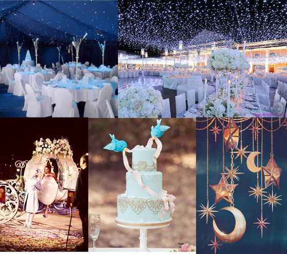  A starry night theme for Cinderella's midnight dream