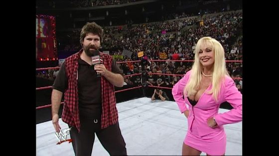  Mick Foley and Debra, the new team in charge of the WWF!