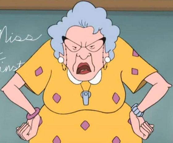  5. Miss Finster from "Recess".
