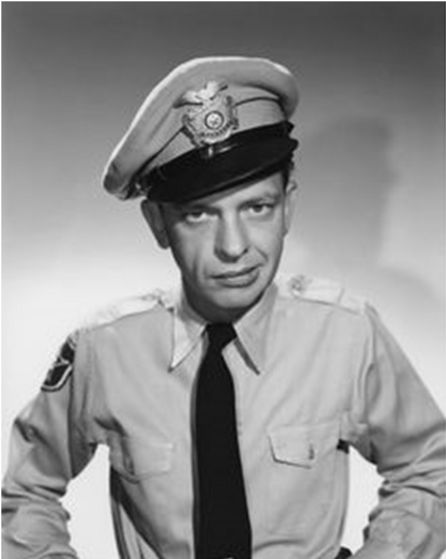  3. Barney Fife from "The Andy Griffith Show".
