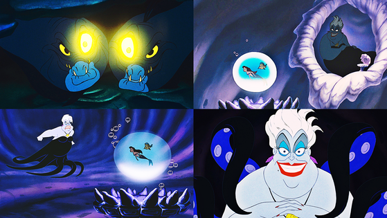 ★ Ursula, Flotsam & Jetsam watches Ariel & Flounder ★