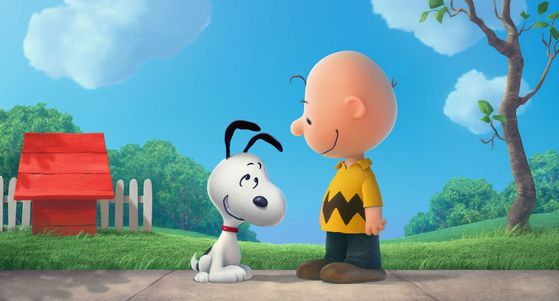  Snoopy and Charlie Brown.