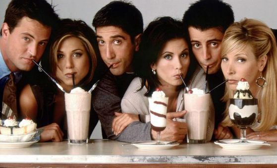  Chandler, Rachel, Ross, Monica, Joey, Phoebe