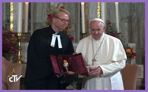  Pope Francis Meeting A Lutheran Pastor