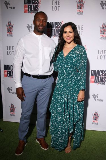  Jamie Hector and Isabella Sanchez at premiere of 'Doubting Thomas' (photographer: Ry Hidden)