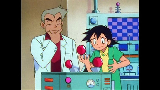  Ash realizes that the Kanto starter Pokemon have already been taken