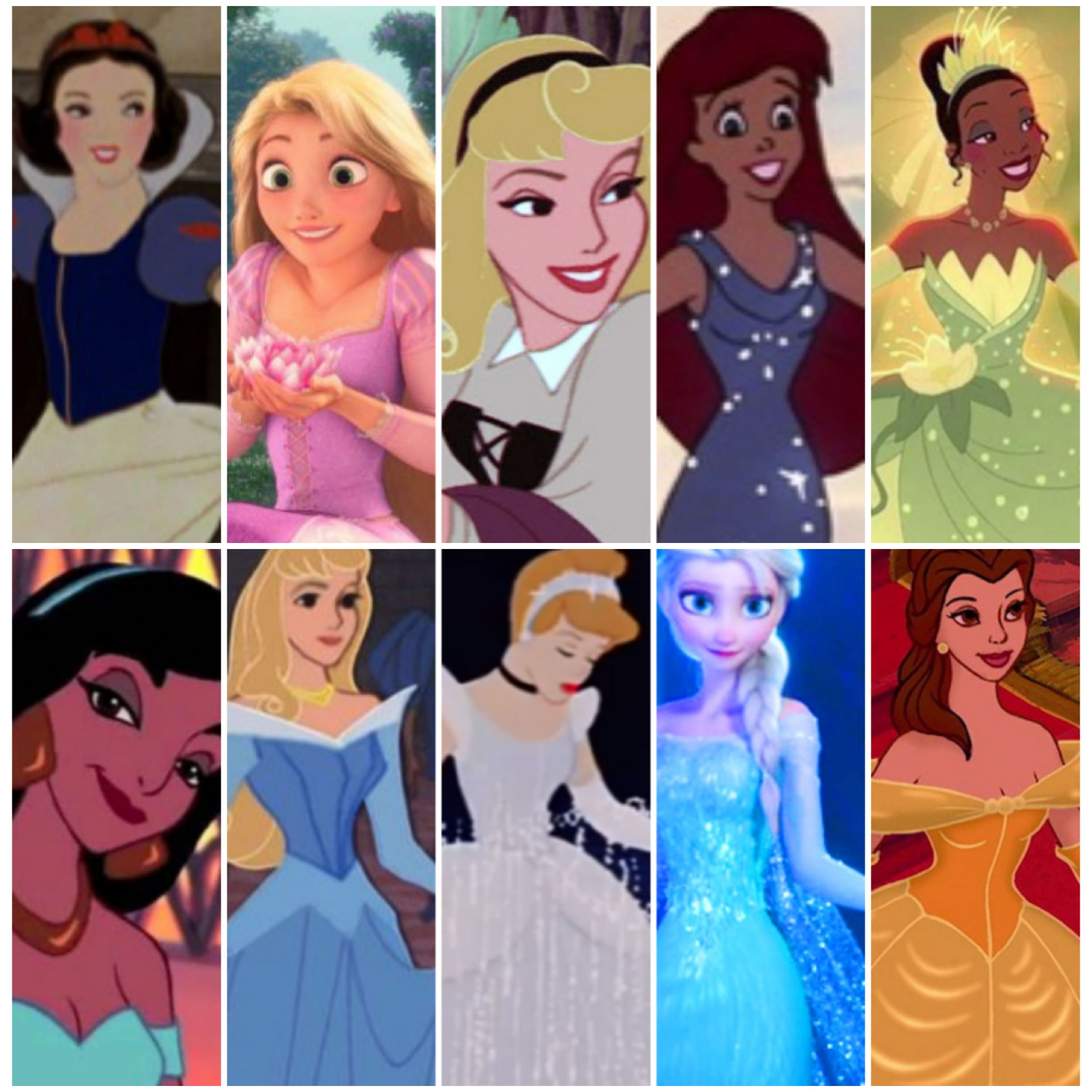 Fantasy Beauty Grace Top 10 Disney Princess Dresses Disney