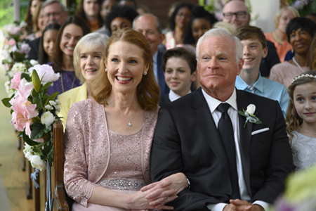  Nicole Stanton and David Keith in "Wedding At Graceland" (credit: Hallmark)