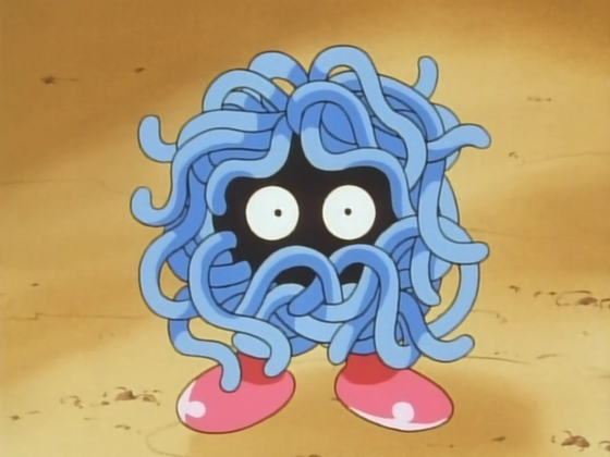 11. Tangela - Who wouldn't want a Funko POP figure of this walking pile of blue spaghetti? I know i would.