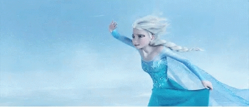  Elsa trying to escape from Hans