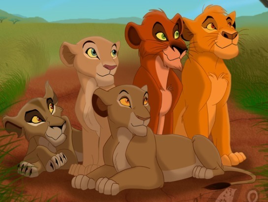  Sarafina: The five of us, we're friends, right? Sarabi: Of course we are. Taka: We'll always be there for each other, right? Mufasa: Sure we will, *little brother* All: (Laughter) Zira: If nothing else, I'll be there for you.
