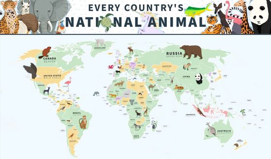  The National Animal of Every Country.