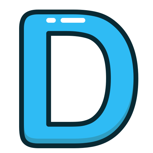  Blue, d, letter, alphabet, letters প্রতীকী - Free download