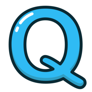  Blue, letter, q, alphabet, letters icone - Free download