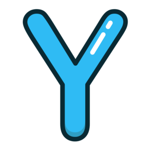  Blue, letter, y, alphabet, letters ícone - Free download