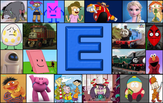 Character Alphabet -E