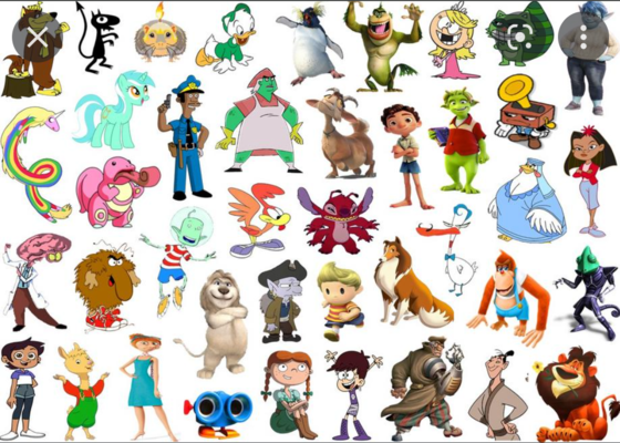  Click the 'L' Cartoon Characters III क्विज़