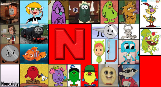  Character Alphabet -N