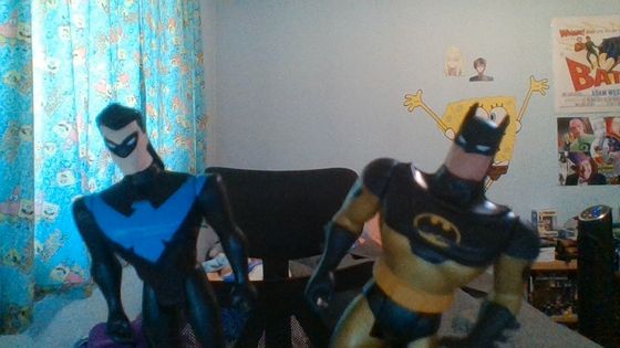  Nightwing and Batman hope u have great holidays.