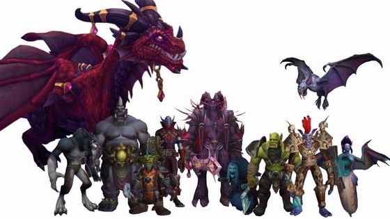  Dragon, Werewolf, Ogre, Goblin, Vampire, Lord Beast, Dark Witch, Orc, Troll, Mermaid and Werebat