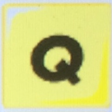  Yellow Square Q