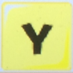  Yellow Square Y