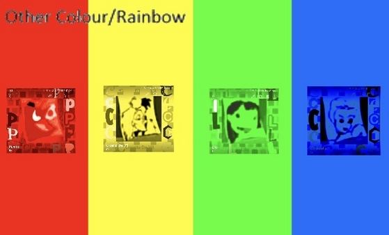 Rainbow Rectangle Meme Character