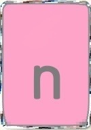 Pink Rectangle N