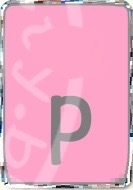  粉, 粉色 Rectangle P