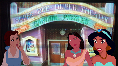  Mine... pretty lame, since the background was from a barney video... But at least Belle, Pocahontas a