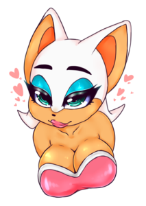  Did anyone post a picture of Rouge already, atau is this the first one?