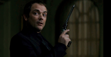 Crowley with the Colt 
