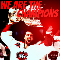 4. Famous Lyrics
{[i]We Are the Champions[/i] by [b]Queen[/b]}
featuring the Montreal Canadiens win