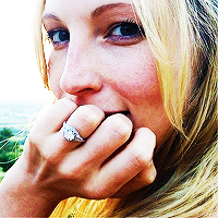  I think I will go with Candice Accola :) 1. Ring