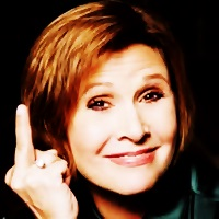  [b]Carrie Fisher[/b] 1. Close Up