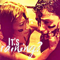 3. Rain (This show don't have a single episode with rain on it, so the best i could find was a shower