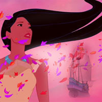  What about this? Pocahontas has mixed feelings because John is leaving.