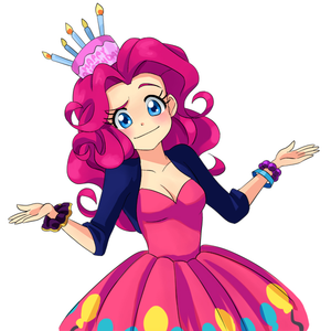  good job human ponies ! oh I found a pic of pinkie pie ! Du like ?