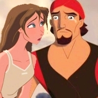 3) tears : sinbad is remembering a sad moment and jane is  trying to comfort him