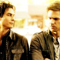  день Twenty-Three: Избранное male platonic relationship Damon & Alaric - The Vampire Diaries